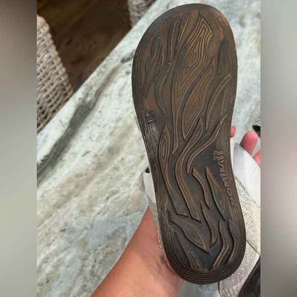 Women’s ROMIKA Fidschi 22 Off White Combi Leather slide sandals- Size 41 - Picture 4 of 7